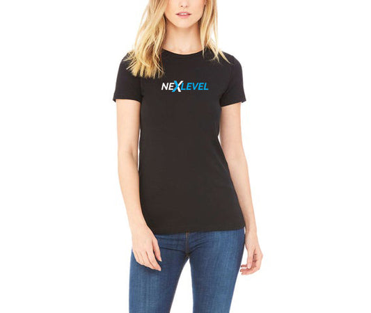 NexLevel Womens Black T-Shirt